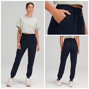 Lululemon stretch high rise jogger - navy 8